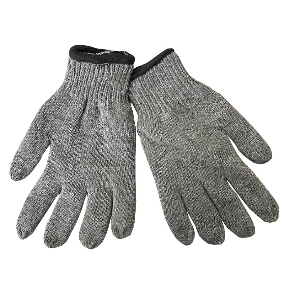 Перчатки серые, утепленные  "Аляска Двойные"