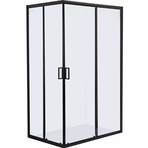 Душевое ограждение &quot;GF-046B&quot;, 1200*900*1950мм, размер под поддон, черный профиль, стекло 6мм