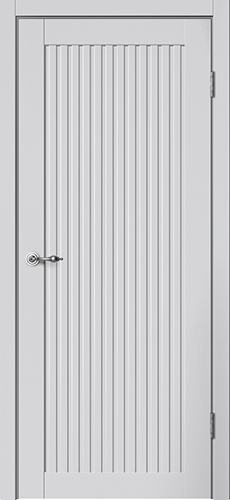 Дверное полотно "С07", 800*2000*38мм, глухое, "Эмалит серебристый, ФлайЛорс