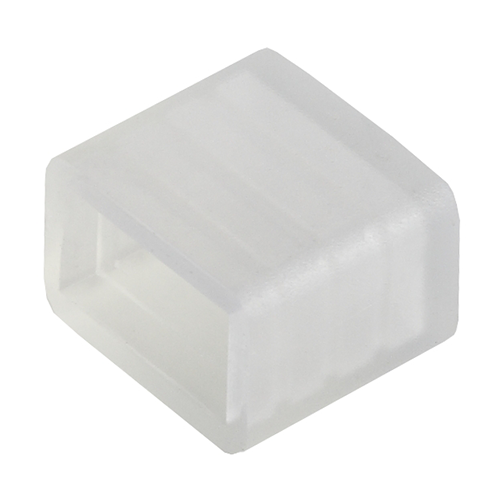 220В Заглушка "Эра" для светодиодной ленты, прозрачный силикон IP20