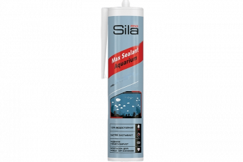 Герметик силиконовый для аквариумов "Sila PRO Max Sealant", 280мл, прозрачный