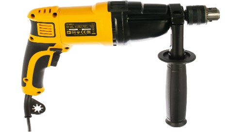 Дрель ударная "DENZEL" ID-1050-2, 1050Вт, 3000 об/мин, 48000 уд/мин, 2 скор