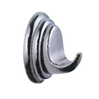 Крючок одинарный, хром, 3188