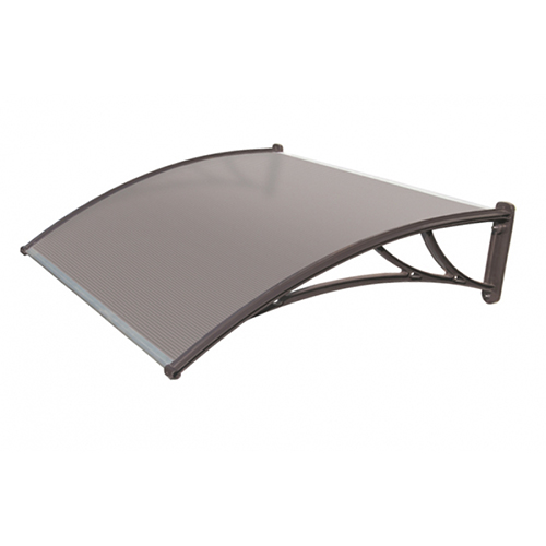 Kозырек бронзовый с коричневым кронштейном, 1,5м