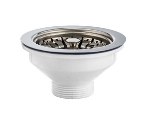 Выпуск для сифона стальной с нержавеющей сеткой 3.1/2, М250