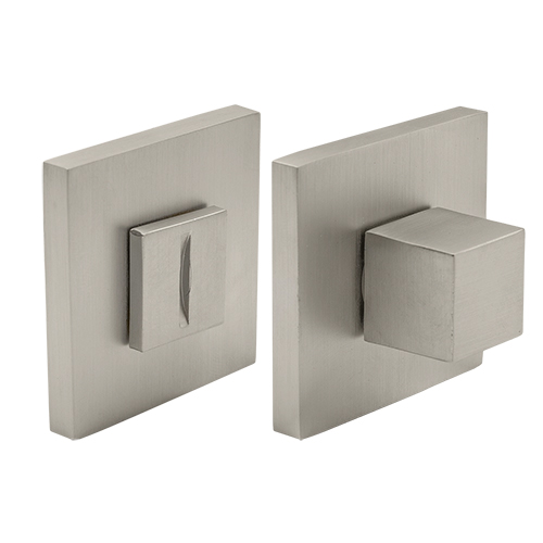 Завертка дверная "MH-WC-S6 MSN", квадратная накладка, "Матовый сатинированный никель"