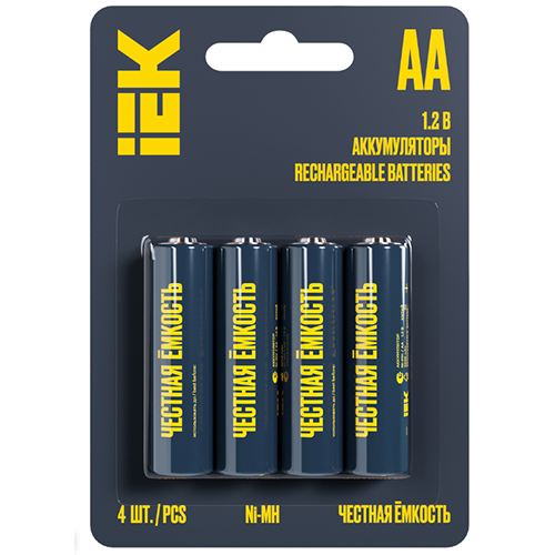 Аккумулятор GREEN Ni-MH AA 2700мАч (4шт/блистер) IEK