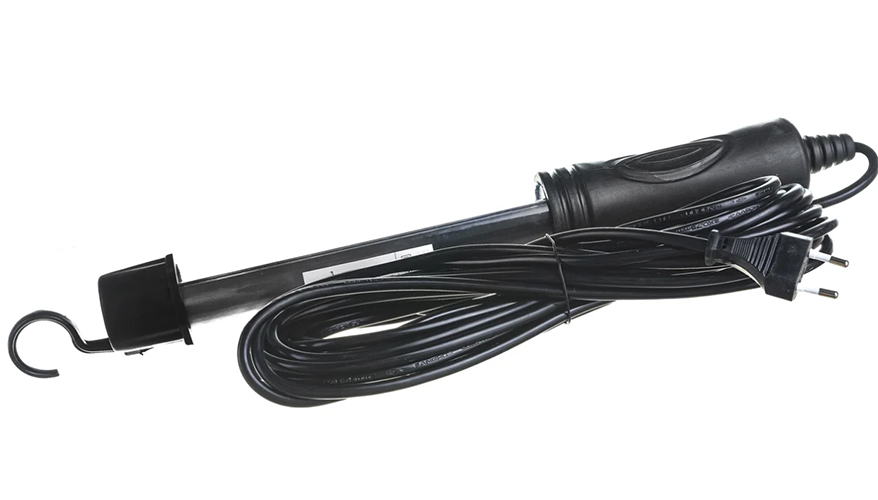 Светильник переносной ДРО 2061 шнур 10метров, черный, IP54 ИЭК