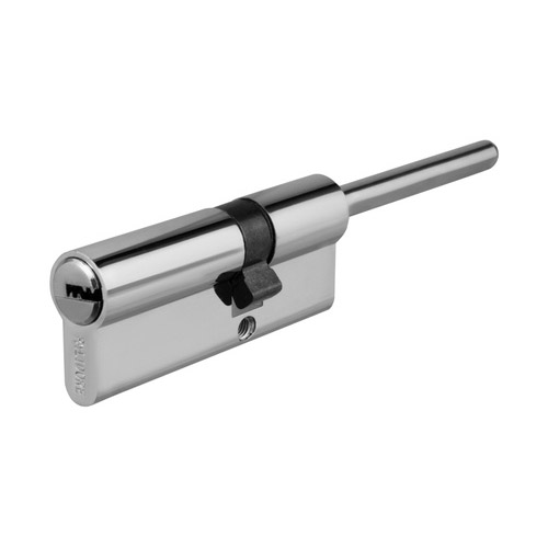 Цилиндр дверной со штоком "85РС 50/10/25", "Хром"