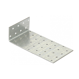 Уголок крепёжный перфорированный ассиметричный 40*120*80мм