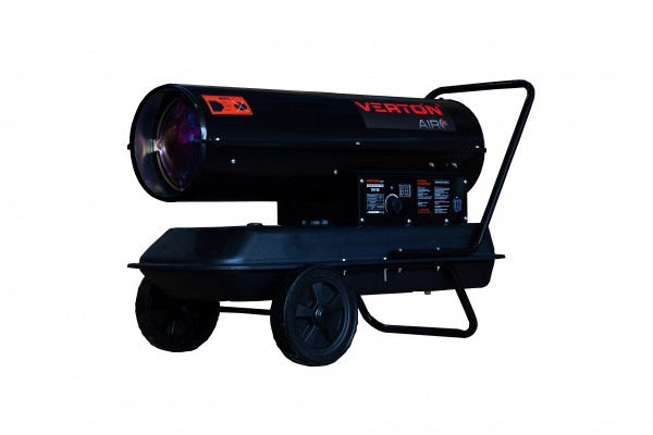 Пушка тепловая дизельная DH-36 36кВт, производ. 750м3/час, расход топ. 2,1л/ч, прямой нагрев,&quot;Verton&quot;