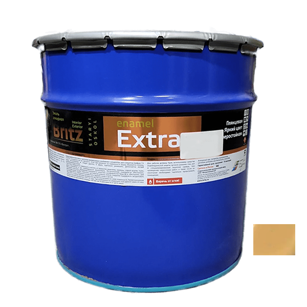Эмаль бежевая ПФ-115 ГОСТ "Бриц", 20кг