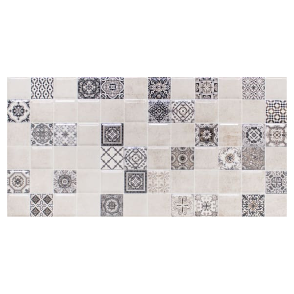 Декор №1 керамический настенный "Астрид" 200*400мм, кофейный