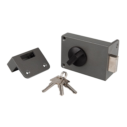 Замок накладной "Trodos ЗН1-2", 3 ключа