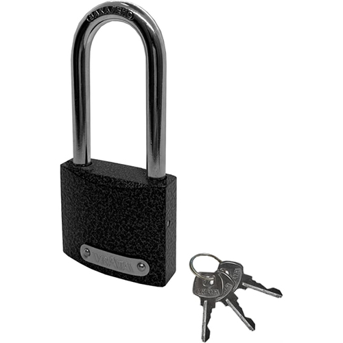 Замок навесной чугун не уличный BC-HG36-63L, Vrata, серый