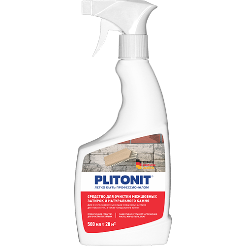 ПЛИТОНИТ Средство для очистки затирок и камня 0,5л.