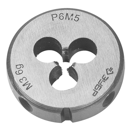 Плашка Зубр "Эксперт"  круглая машинно-ручная м3х0,5!!!