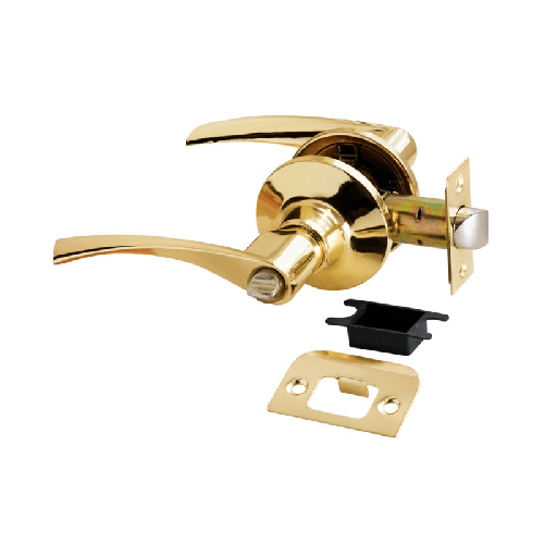 Ручка нажимная "HK-02 WC PG", "Золото", с фиксатором