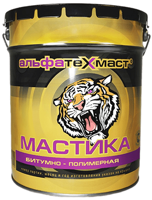 Мастика битумно-полимерная "Альфа ТехМаст", 18кг