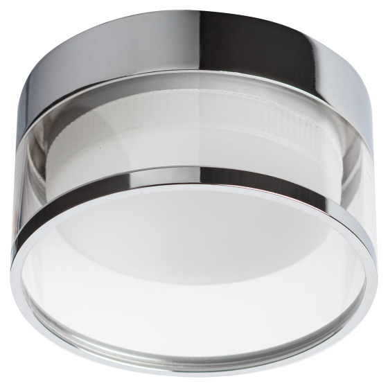 Встраиваемый спотовый светильник под лампу GX53 ЭРА KL82 CH хром