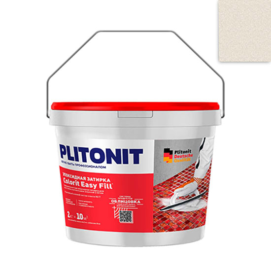 Затирка водоотталкивающая &quot;Плитонит Colorit EasyFill&quot;, 2кг, &quot;бежевый&quot; эпоксидная