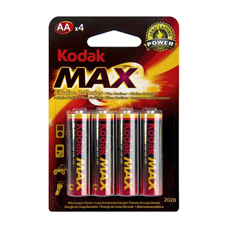 Батарейка щелочная LR06/AA 4шт "Kodak" Max