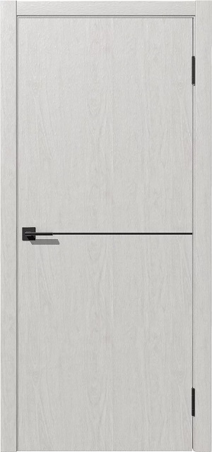 Дверное полотно "Комета", 700*2000*38мм, глухое, ПВХ, "Ясень снежный" Дубрава Сибирь