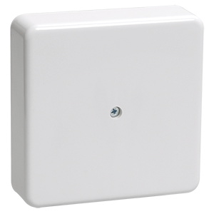 Коробка распределительная "ИЭК" для открытой проводки 100*100*29мм, IP44, белая, КМ41219