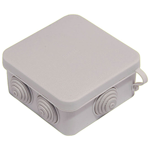 Коробка распределительная "Hegel" для открытой проводки, 85*85*40мм, IP55