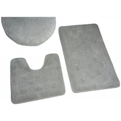 Коврики д/ван.комн.&quot; ZALEL&quot; 55*85 3-пр Grey