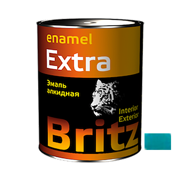 Эмаль бирюзовая ПФ-115 ГОСТ "Бриц", 0,9кг