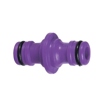 Переходник-соединитель пластмассовый штуцерный для шланга 1/2"