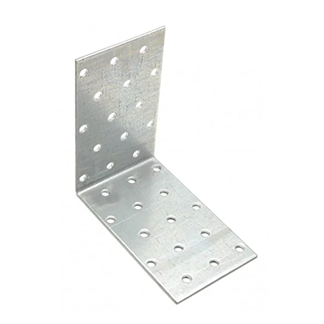 Уголок крепёжный перфорированный равносторонний 80*80*60мм