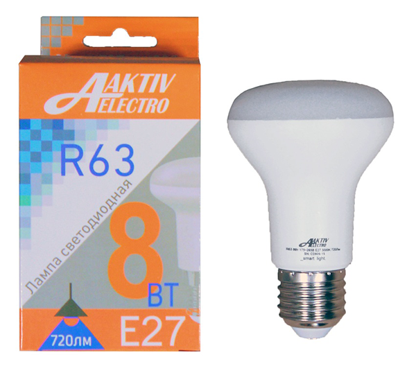 Лампа светодиодная 220-240В 4Вт E14 R39 4000К 360Лм Regular "AKTIV ELECTRO"