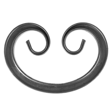 В1.1 Вензель-бублик 150х100мм, d15мм, труба профильная