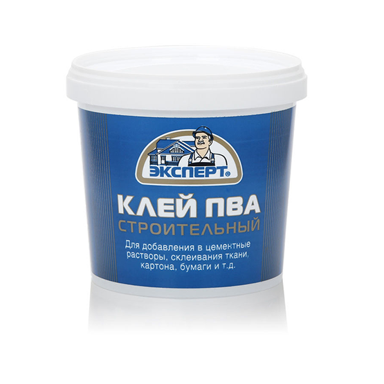 Клей ПВА строительный &quot;Эксперт&quot;, 0,9кг