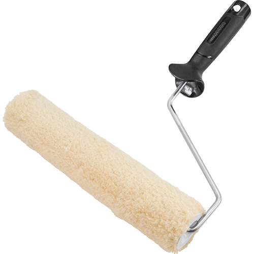 Валик 180мм, мех натур., ворс 12мм, ролик d=42мм, ручка d=6мм, Decor