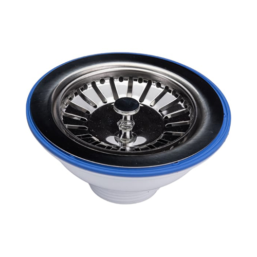 Выпуск для сифона стальной с нержавеющей сеткой 3.1/2, E150P, "Unicorn"