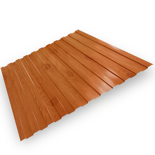 Профнастил Н-10 оцинкованный золотой орех 3д 6000*1190*0,45мм, 7,14м2