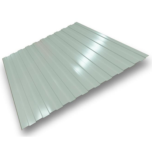 Профнастил Н-10 оцинкованный белый 6000*1190*0,45мм, RALL9003, 7,14м2