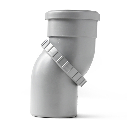 Отвод для внутренней канализации d50 универсальный