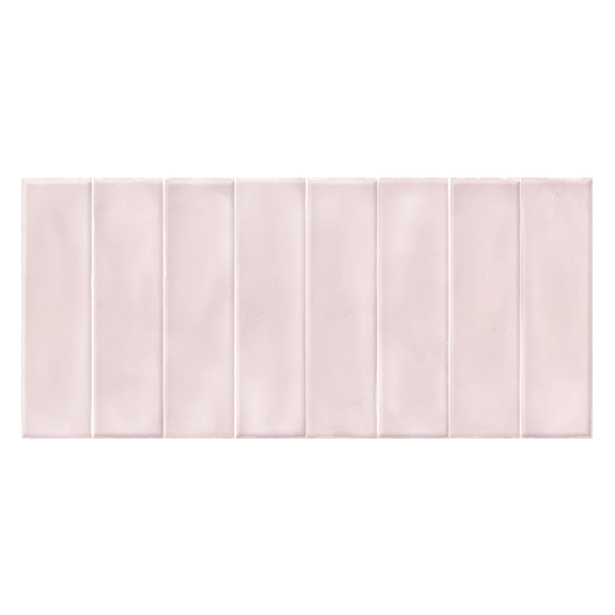 Плитка керамическая настенная "Pudra" 440*200мм, кирпич рельеф, белый