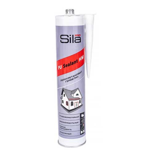 Герметик однокомпонентный полиуретановый "SILA PRO PU Sealant HM GREY", 280мл, серый
