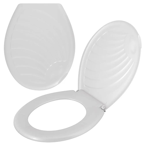Сиденье для унитаза Классик "Ракушка" белая