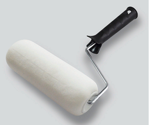 Валик 140мм, поролон, ролик d=42мм, ручка d=6мм, Decor