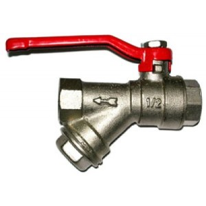 Кран шаровый с фильтром &quot;Флажок&quot; FFL With Filter 3/4в/в