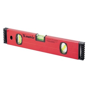 Уровень &quot;Matrix&quot; алюминиевый  1000мм, 3 глазка, фрезерованный