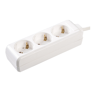 Удлинитель "У03" 3 места с заземляющим контактом, длина 1,5 метра, 16А/250В "ИЭК"