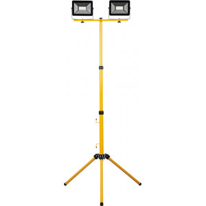 Прожектор светодиодный на штативе "Feron" 2шт по 50Вт 6400К холодный белый 9000Лм 220В "LL-503"